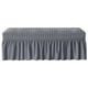 thumbnail image 5 of Funda elástica para banco de piano, funda para silla, funda para banco de comedor para sala de estar. gris, 5 of 8