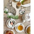 thumbnail image 4 of Easter Kitchen Dish Towels for Drying Dishes Set of 2, Country Spring Rabbit Botanical Eucalyptus Leaves Waffle Weave Microfiber Hand Tea Bathroom Towels Quick Dry & Absorbent Towel 15.7x23.6, 4 of 7