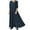 Navy Dress, variant on Women's Maxi Plus Size Basic Dress Sale Solid Winter Autumn Dresses V Neck Elegant Casual Comfy Trendy Long Sleeve Holiday Navy XXL