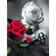 thumbnail image 1 of EverShine DIY Diamond Mosaic Flowers Cross Stitch Diamond Embroidery Rose Rhinestones Art Painting Black And Red Home DecorRound Drill 45x60cm Gao Jinjia LED, 1 of 2