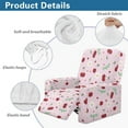 thumbnail image 5 of Xixirimido Cherries Daisy Pink Pattern Recliner Slipcovers with Arms 4 Pieces Lazyboy Recliner Chair Cover Non Slip Recliner Slip Covers for Recliner Chair with Storage Pockets Furniture Protector, 5 of 7