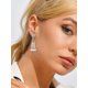 thumbnail image 3 of Pendientes de Perla para Mujer, Accesorios de los años 20 para Mujer, Pendientes de Perla para Mujer, Joyas de Boda para Mujer, 3 of 5