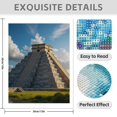 thumbnail image 3 of Diamond Art Kit for Adults, Ancient Pyramid Stone Sky Clouds Diamond Painting for Adults Beginners, DIY Diamond Art Painting Kits, 5D Diamond Painting Crafts for Home Decor 12x16 Frameless, 3 of 7
