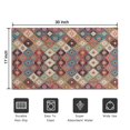 thumbnail image 5 of Orange Ethnic Rhombus Pattern Door Rugs,Washable Non Slip Door Mats Indoor,Decorative Door Mats,Entry Mat Indoor for Entrance,Bedroom,Kitchen,Bathroom,17"x30", 5 of 6