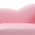 thumbnail image 3 of Baxton Studio Felice Rose Simili Cuir Enfants 2 Places Causeuse, 3 of 8
