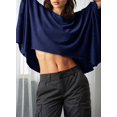 thumbnail image 4 of Camiseta Dokotoo Summer para mujer, talla grande, top corto, 4 of 6