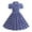 Dark Blue, variant on Gubotare Toddler Tulle Dress Girl Dress Floral Short Sleeve Dresses with Pockets for Girls Size 5-6T (Dark Blue,5-6 Years)