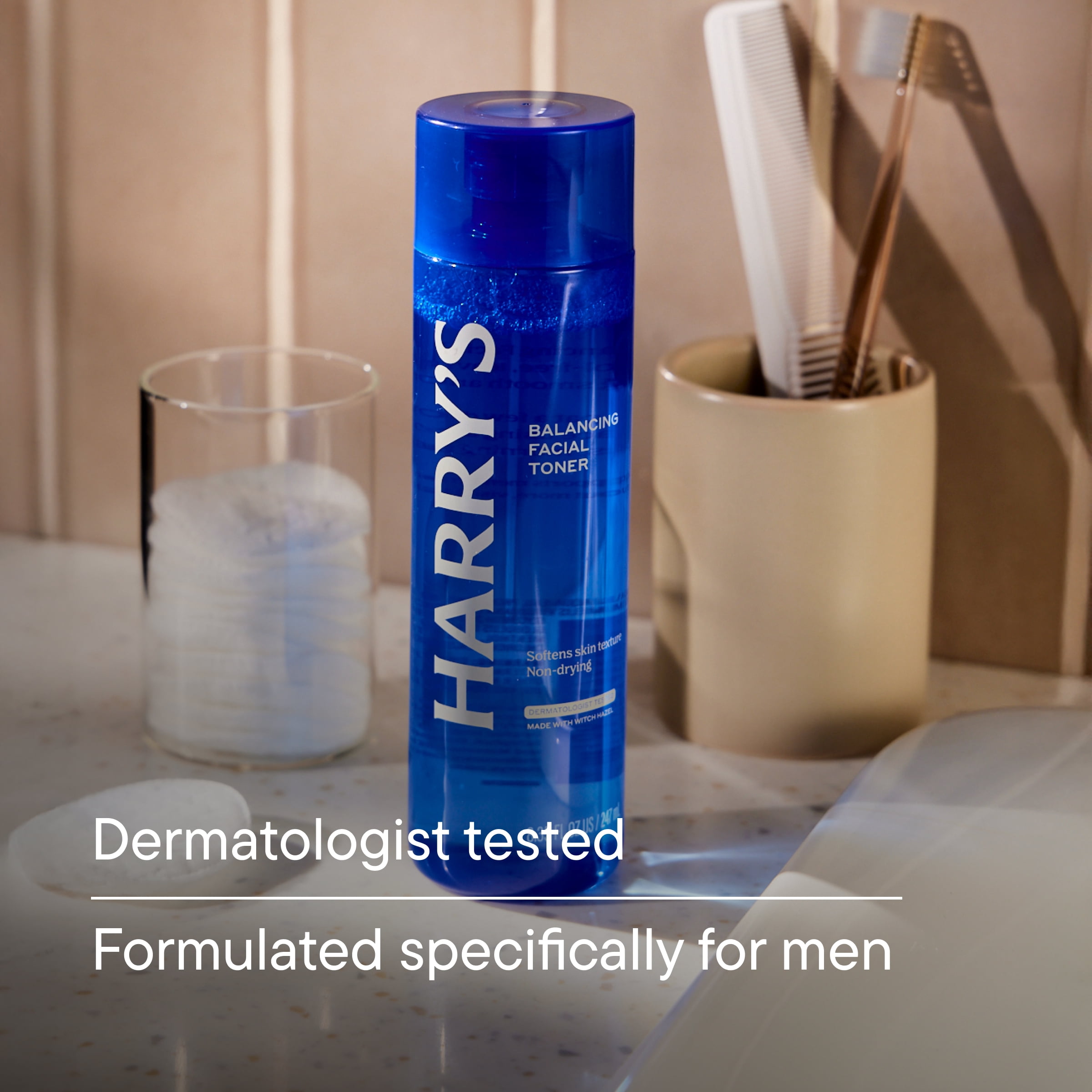 Harry's Freshening Hydrating Toner for Face, Skin Care Toner for Refreshed, Clean, Hydrated Skin, 8.35 Fl Oz, Face Toner, 3 Pack