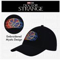 thumbnail image 4 of Marvel Doctor Strange 2 Dad Hat, Cotton Adult Men's Baseball Cap with Curved Brim, Black, One Size, 4 of 8
