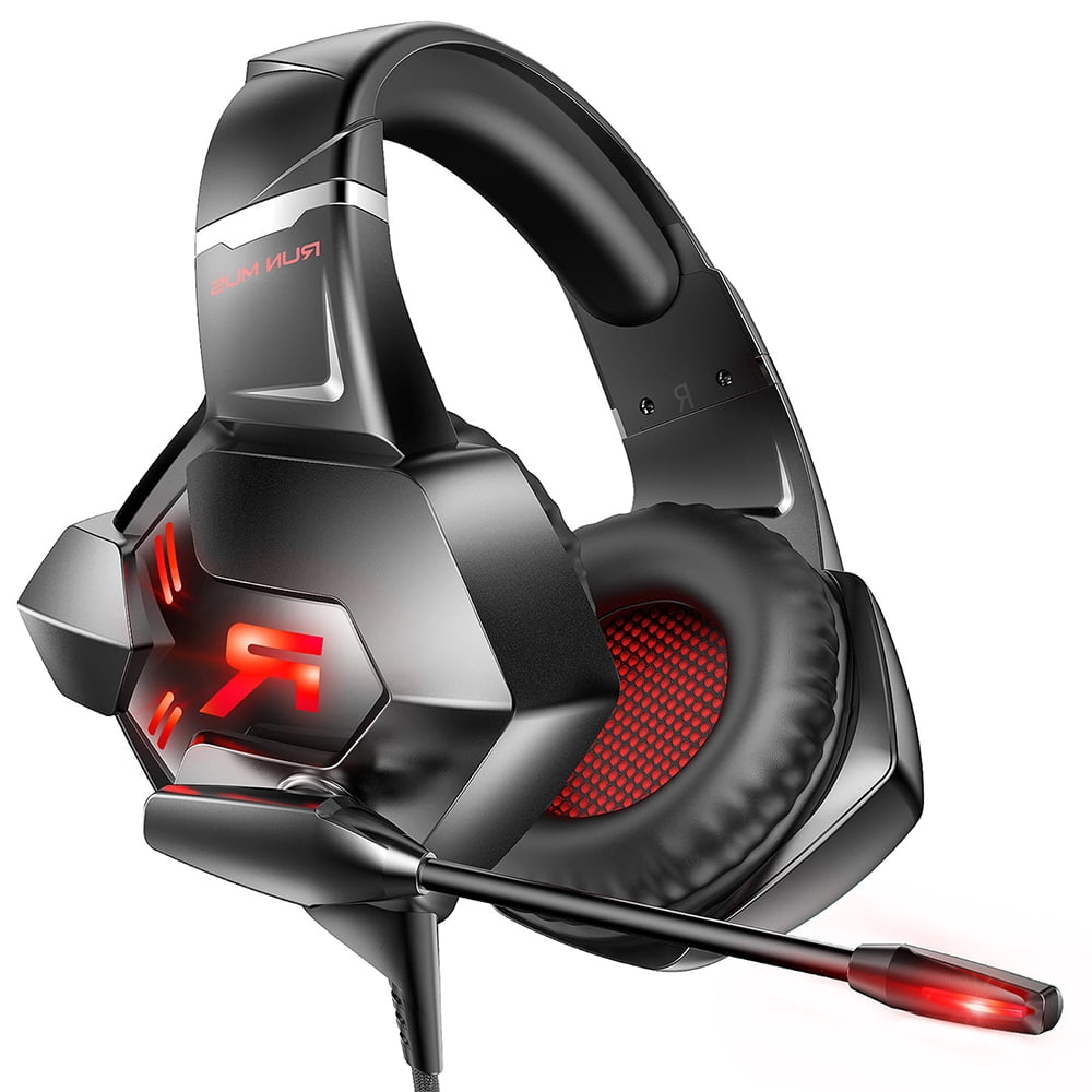 VIVEFOXK11 Gaming Headset PC USB 3.5mm Headsets with 50MM Driver, 7.1