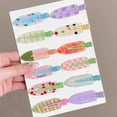 thumbnail image 4 of 4/6/8/10pcs Candy Color Fruit Hair Bang Clip Summer Hairpin No Crease Acrylic Barrette Hair Side Clamp For Girl Hair Accessories, 4 of 10