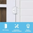 thumbnail image 3 of HAMPTON PRODUCTS-WRIGHT Self-Closing & Adjustable Hinge Kit 2-3/4 In., White V226WH, 3 of 4