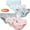 6PCS/A+B, variant on GYRATEDREAM 2-12T Girls Soft Cotton Underwear Little Girls' Briefs Toddler Undies 3-6 Pack