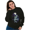 thumbnail image 4 of Wolf Pack Howling at Full Moon Sweatshirt for Men or Women Brisco Brands S, 4 of 6