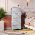 thumbnail image 2 of Crestlive Products 6 Drawers Dresser Vertical Modern Storage Tower Chest, Light Gray, 2 of 10