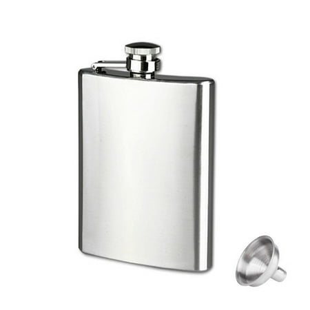 

TANGNADE Kitchen Supplies Stainless Flask 8oz Pocket Cap Screw Liquor Steel Hip Alcohol Whiskey Kitchen，Dining & Bar Funnel E