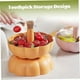 thumbnail image 4 of Halloween Serving Tray, Pumpkin Candy Tray, Cute Pumpkin Bowl with Lid, Halloween Serving Dishes, Decorative Trays, 4 of 5