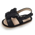 thumbnail image 4 of AKAFMK Sandals on Clearance, Kids Sandals, Toddler Sandals, Toddler Baby Girls Boys Baby Shoes Soft Sole Non-slip Baby Toddler Sandals, Black, 6-9 Months, 4 of 7