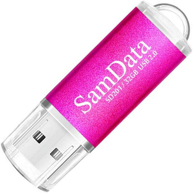 SamData USB Flash Drive 8GB 1 Pack USB 2.0 Thumb Drive Swivel Memory Stick  Data Storage Jump Drive Zip Drive Drive with Led Indicator (Black