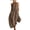 #456-Coffee, variant on Favoffer Women's Deep V Neck Jumpsuit Sleeveless Loose Wide Leg Side Pocket Casual One Piece Outfit Fashion Daily Bottom for Party Indoor Leisure