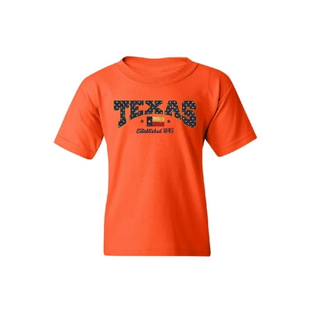 Zexpa Arel State And Country Est 1845 Texas Youth T Shirt This On Opens A Dialog That Displays Additional Images For Product With The Option To Zoom In Or Out