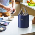 thumbnail image 6 of Lunch Bag Reusable Portable Bento Bag Insulated Cooler Bag Bucket Leakproof Lunch Bag for Work Picnic Outdoor (Navy), 6 of 6