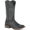 thumbnail image 2 of Men's Stetson Black Falls Alligator Boots Square Toe Handcrafted JBS Collection Black, 2 of 2