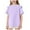 Purple, variant on Posijego Girls T-Shirts Short Sleeve Ruffle Summer Blouses Soft Casual Loose School Uniform Tee Shirts 3-13 Years