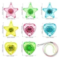 thumbnail image 2 of 36pcs Star Heart LED Light Up Necklace Pendants Kids Flashing Glow Gift Blinking Toy Party Christmas Wedding Party Decoration, 2 of 6