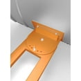 thumbnail image 3 of 30" Hea-vy-Duty Wheeled Snow Pusher Shovel - Metal Angle Blade & Adjustable T-Handle, Ideal for Driveways/Sidewalks/Doorways, 3 of 6