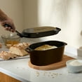 thumbnail image 5 of Kook Dutch Oven with Lid, Enameled Cast Iron, 3.4 Qt, Black, 5 of 5
