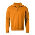 thumbnail image 4 of SRZYMJ Mens Neck Sweatshirt Men's Retro Ethnic Style Soft Warm Long Sleeve Sports Shirt Hoodless Sweatshirt Comfortable Round Neck, 4 of 6