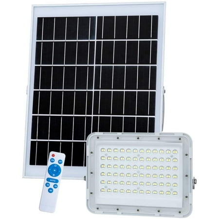 

200W LED Solar Flood Lights 18000Lumens Street Flood Light Outdoor IP67 Waterproof with Remote Control Security Lighting for Yard Garden Gutter Swimming Pool Pathway Basketball Court Arena