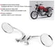 thumbnail image 4 of Retrovisor, espejos retrovisores redondos espejo lateral del manillar de galvanoplastia para modificación de motocicleta de rosca de 8/10mmVehicleOther Fyydes Descripción de la referencia, 4 of 6