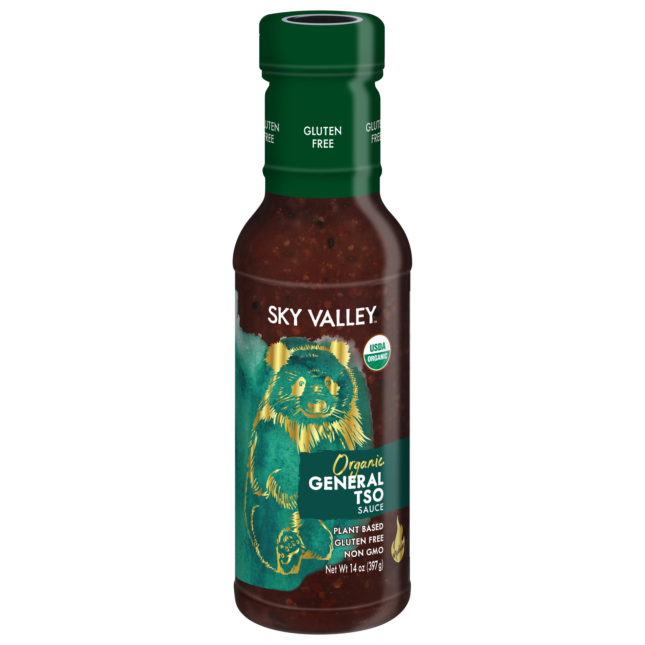 (2 pack) Sky Valley Organic Medium General Tso Sauce 14 oz