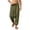 Army Green, variant on Mens Harem Pants Baggy Hippie Cotton Linen Yoga Beach Trouser | Cotton Linen, Loose Boho, Yoga Beach, Drop Crotch Trouser, Casual (White, S)