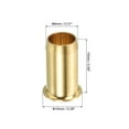 thumbnail image 2 of Unique Bargains 8mm Tube Brass Compression Fittings, 2 Pack Insert Compression Sleeve Fitting, 2 of 4