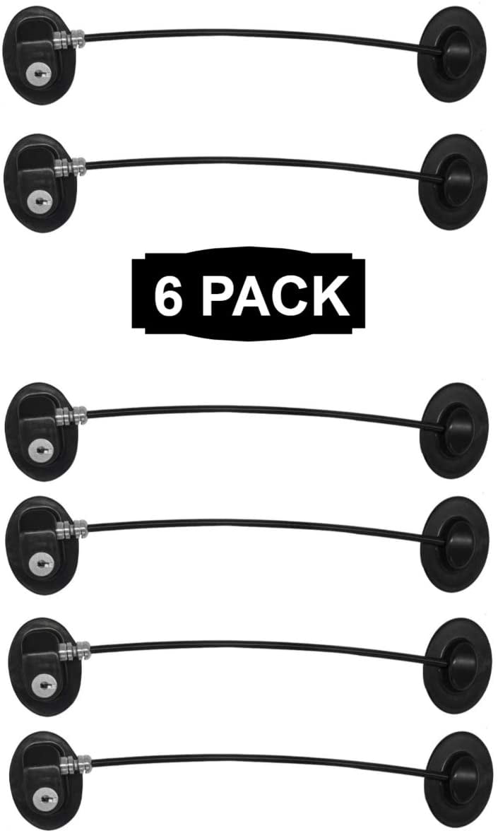 2 Pack Refrigerator Door Locks，Freezer Door Locks，File Drawer