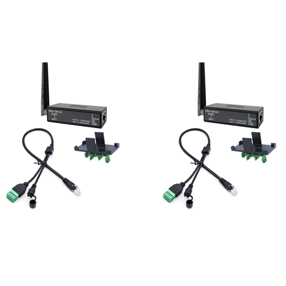 2X Serial Port RS485 to WiFi Device Server Module Converter -EW11A-0 Modbus Protocol Data Transfer Via WiFi