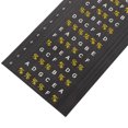 thumbnail image 3 of Raindrops Electric Guitar Fretboard Stickers Black Self Adhesive Decorative Decals for Musical Instruments, 3 of 7