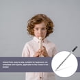 thumbnail image 1 of LOLIPPYY Copper Flute Instrument 1Pcs Silver 33.5x0.7in Precision Drilling Technology, 1 of 8