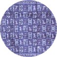 thumbnail image 1 of Ahgly Company Indoor Round Persian Blue Traditional Area Rugs, 3' Round, 1 of 4