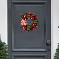 thumbnail image 4 of Gift Bag Christmas Wreath Door Hanging 25/35cm Rattan Diy Decorative Rattan Christmas Decorations, 4 of 6