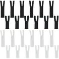 thumbnail image 2 of 24 Pcs Super Tiny Zippers for Sewing Mini Clothes (3.34/4.13inch) Black and White 4 Styles Mini Zippers Alloy with Nylon for Small Clothes Purse and Miniature Garments DIY Craft, 2 of 5