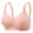 Pink, variant on Bras For Women Wireless Comfort Soft Nylon Seamless Breathable Everyday T Shirt No Underwire Lightweight Support Sizes 32 40B C D Multi Colors Pack of 2