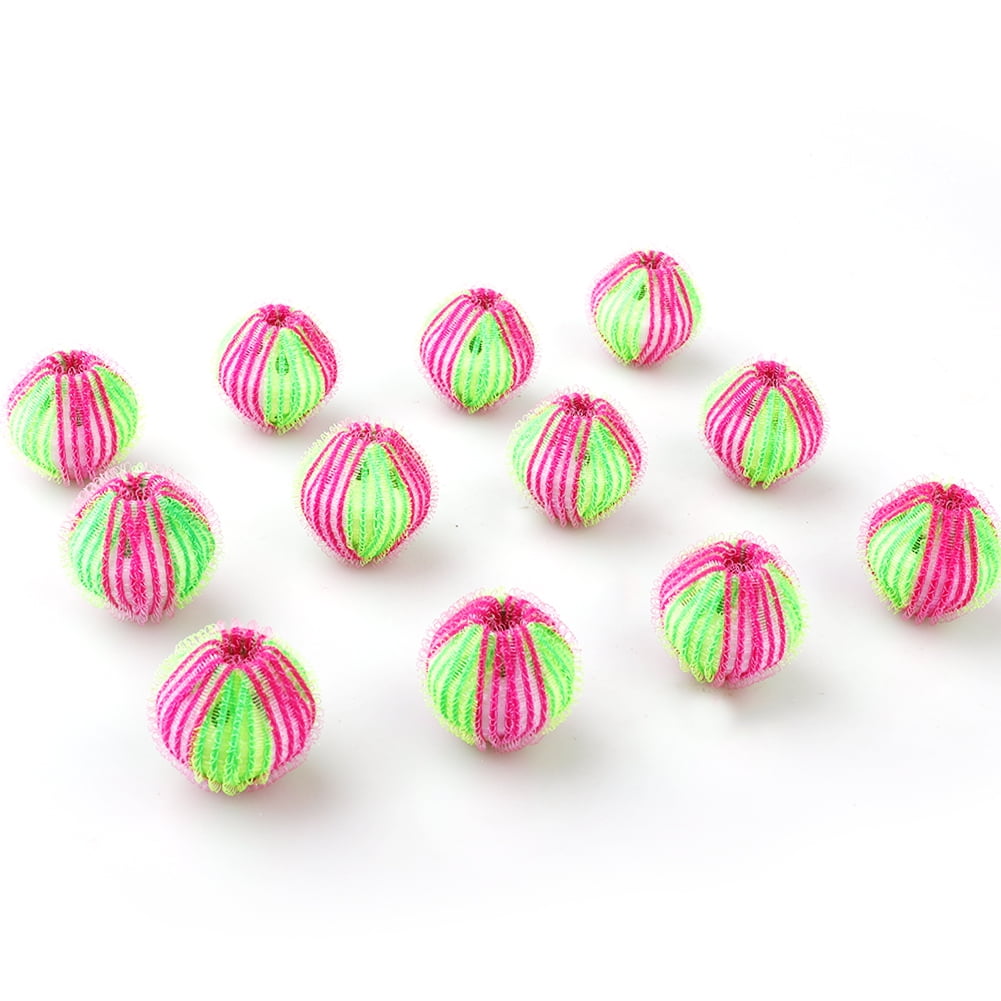 12 Pcs Dog Hair Remover Non-Toxic Reusable Dryer Balls Washer Dryer Balls for Washing Machine