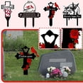 thumbnail image 2 of Metal Cemetery Memorial Stake, Customizable Metal, Outdoor Cemetery Lawn Grave Decoration, 1 Piece, 2 of 8