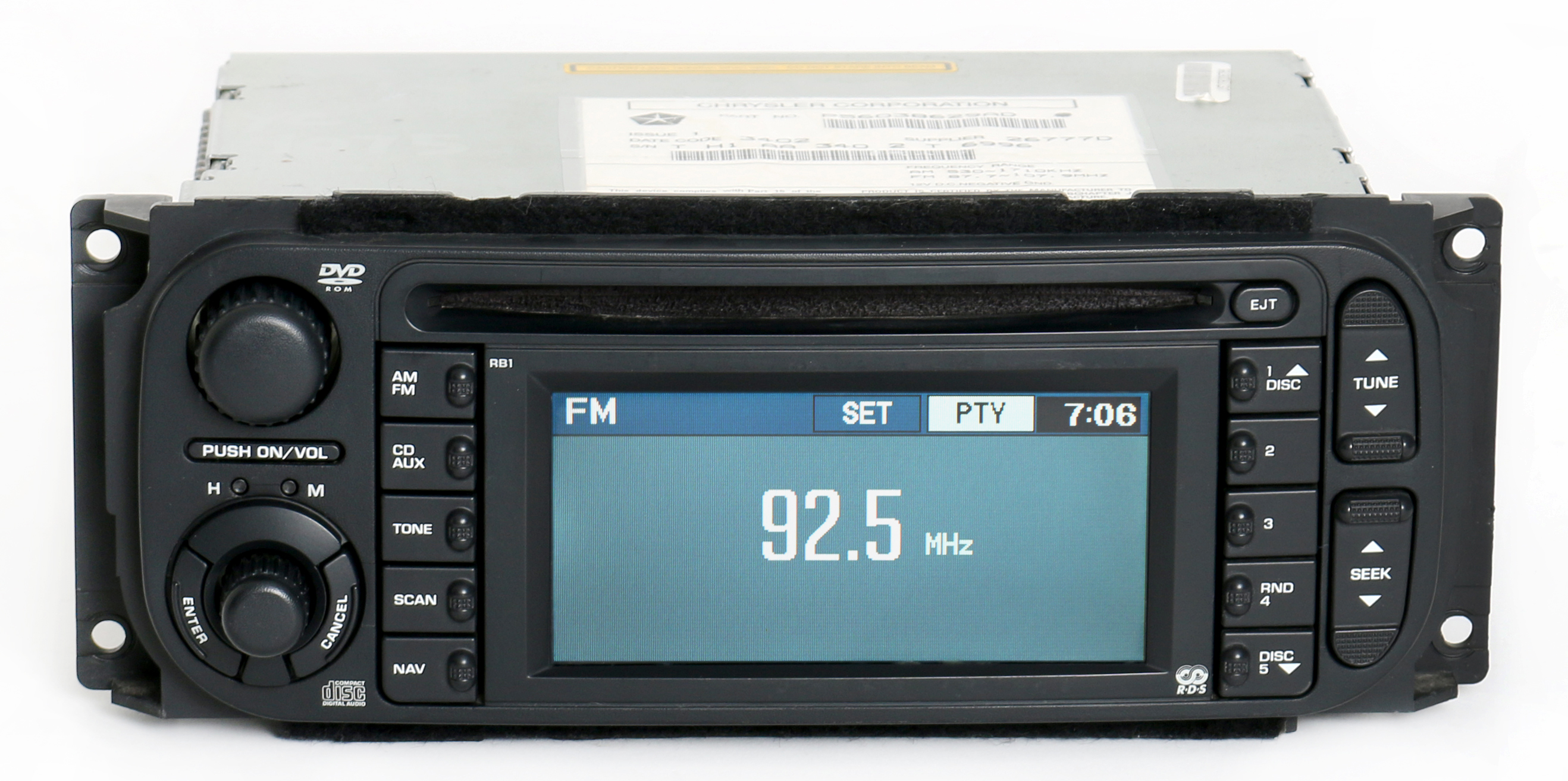 Radio AMFM CD DVD GPS Navigation 