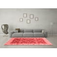 thumbnail image 3 of Ahgly Company Machine Washable Indoor Rectangle Oriental Red Traditional Area Rugs, 3' x 5', 3 of 4