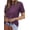 Dark Purple, variant on Womens Summer Short Sleeve Tops Crew Neck Lightweight Pullover Sweaters Loose Dressy Casual Blouse